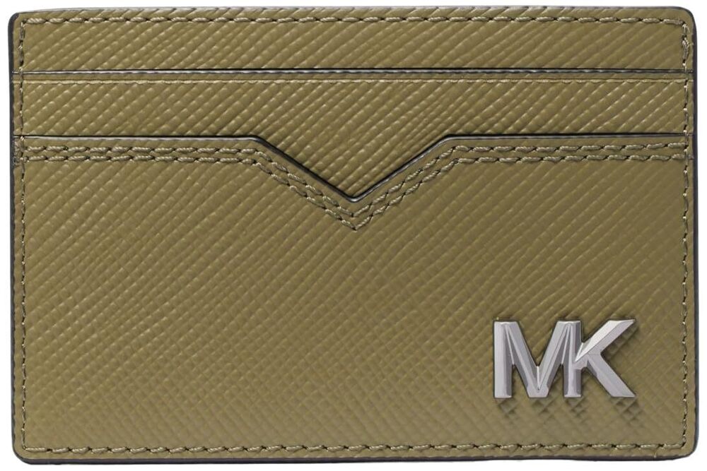 6962 Edison Notched Card Case, Safari Green, One Size